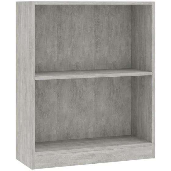 Βιβλιοθήκη VidaXL από Μοριοσανίδα 60x24x76 cm - Γκρι image 0