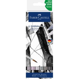 Σετ Μαρκαδόροι Faber-Castell Goldfaber Aqua Dual Marker Shades of Grey 6 Τεμάχια - (164522)