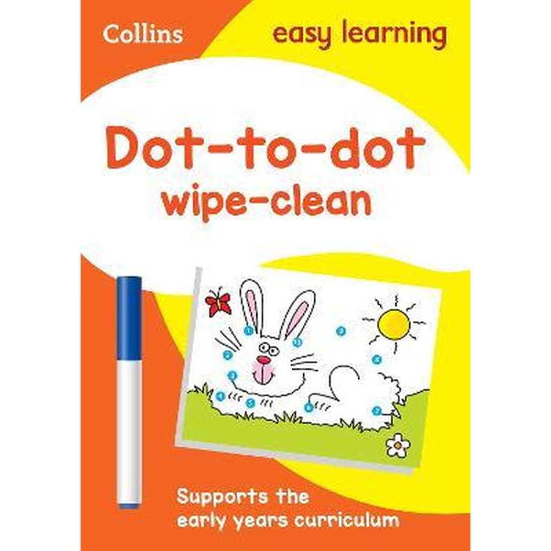 Dot-to-Dot Age 3-5 Wipe Clean Activity Book