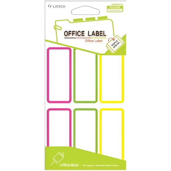 Αυτοκόλλητοι Σελιδοδείκτες Office Label 28x66 mm (15 Φύλλων - 1 Τεμάχιο) image 0