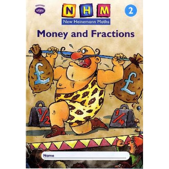 New Heinemann Maths Yr2, Money and Fractions Activity Book (8 Pack) image 0