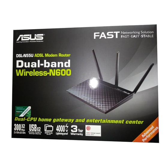 NTW ASUS WRL MODEM ROUTER DSL-N55U An. A image 5
