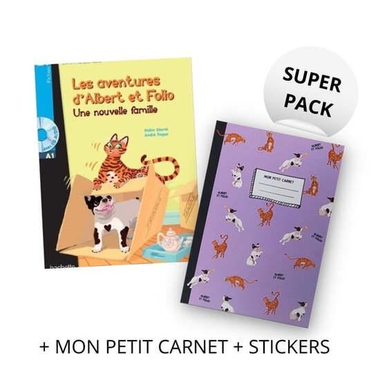 Super Pack Albert Et Folio (+ Mon Petit Carnet + Stickers) image 0