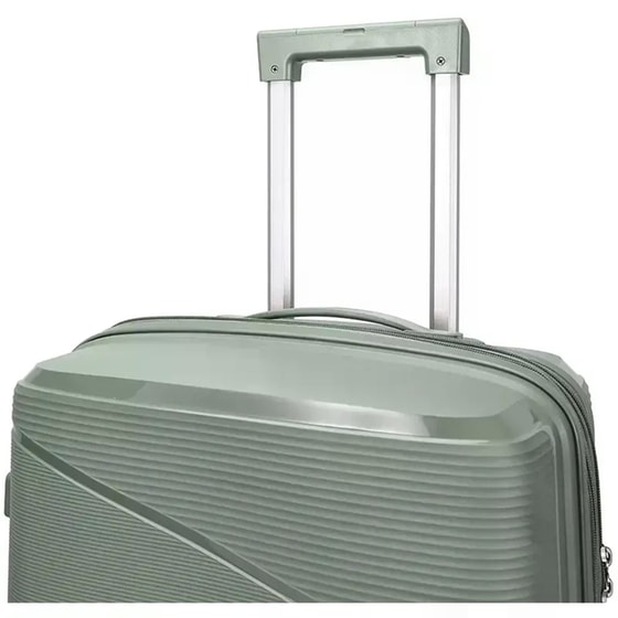 Βαλίτσα&nbsp;Μεσαία&nbsp;Amber&nbsp;Λαδί&nbsp;65cm image 5