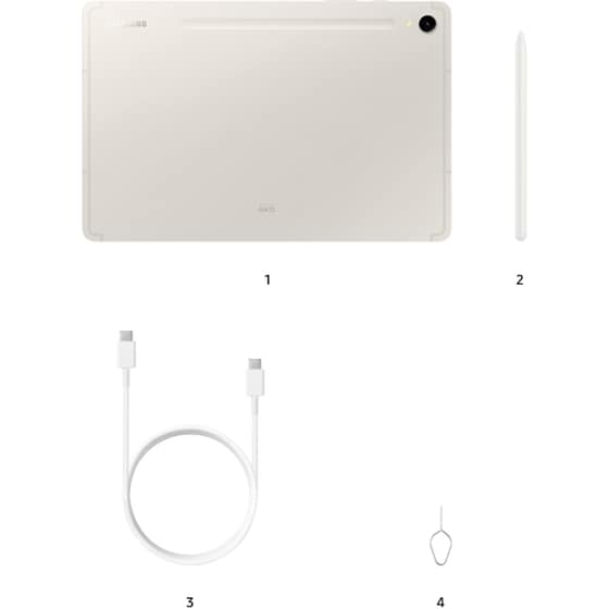 Samsung Galaxy Tab S9 Tablet 12GB/256GB 5G - Beige image 3