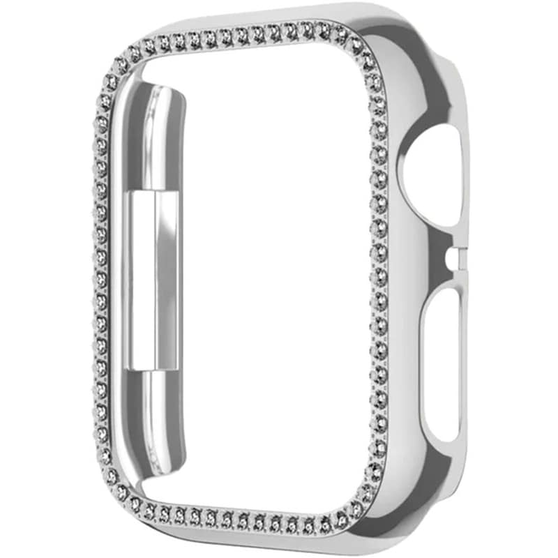 SONIQUE Θήκη Sonique Luxury Diamond PC για Apple Watch 41mm - Ασημί