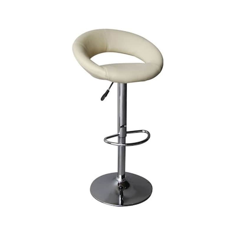 Σκαμπό Μπαρ Woodwell Δερματίνη Pu 2 Τμχ - Εκρου