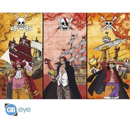 Αφίσα One Piece Captains Οριζόντια 92x61 cm