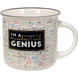 Κούπα Legami Cup-Puccino Genius από Πορσελάνη 350 ml - Λευκή