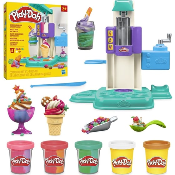Hasbro Play-Doh Rainbow Swirl Ice Cream Σετ image 1