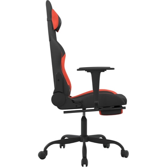 Καρέκλα Gaming VIDAXL 345489 με Υποπόδιο - Μαύρο image 3