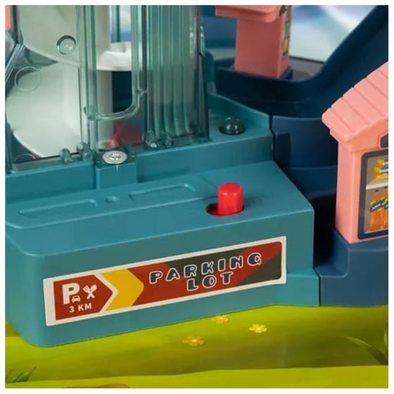 Παιδική Αγωνιστική Πίστα Αυτοκινητόδρομος Στο Βουνό Με Σπηλιά Λιονταριού image 4