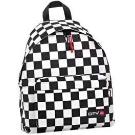 Τσάντα Πλάτης City The Drop Black Checkers 2 Θηκών