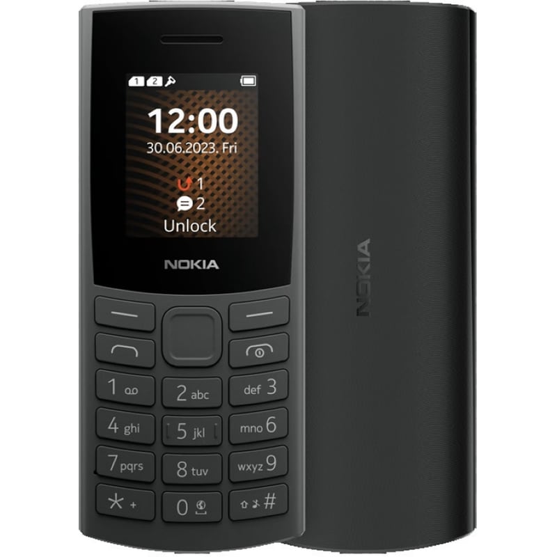 Nokia 105 (2023) 4G Dual Sim – Charcoal