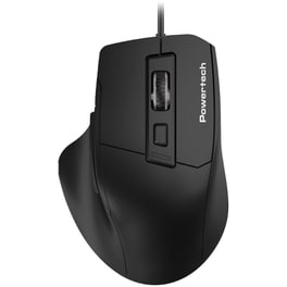 Powertech Pt-1273 Ενσύρματο Ποντίκι - Μαύρο