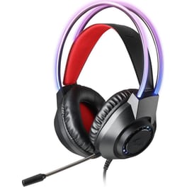 Redragon H231 Scream  Ενσύρματα Ακουστικά USB με RGB Φωτισμό - Μαύρο