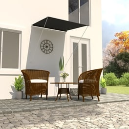 Τέντα Vidaxl Συρόμενη 100x150cm - Ανθρακί