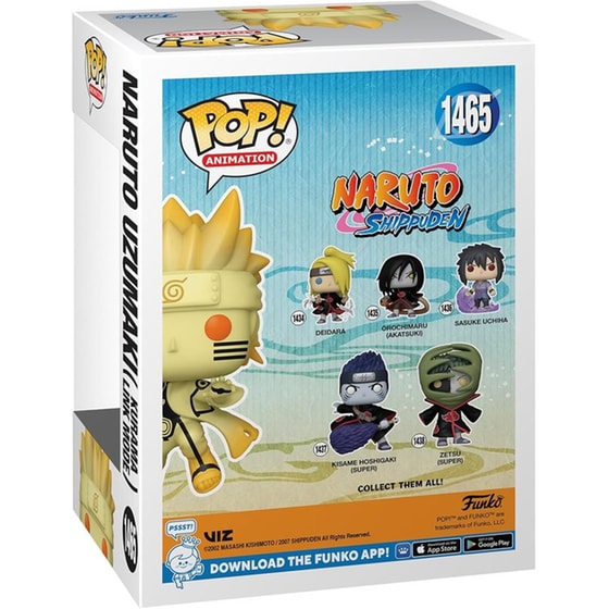 Funko Pop! Animation - Naruto Shippuden - Naruto Uzumaki (Kurama Link Mode) #1465 image 3