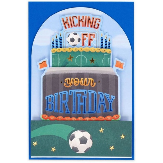 Ευχετήρια&nbsp;Κάρτα Legami&nbsp;Pop-Up&nbsp;Birthday&nbsp;Cake&nbsp;Soccer&nbsp;L image 0