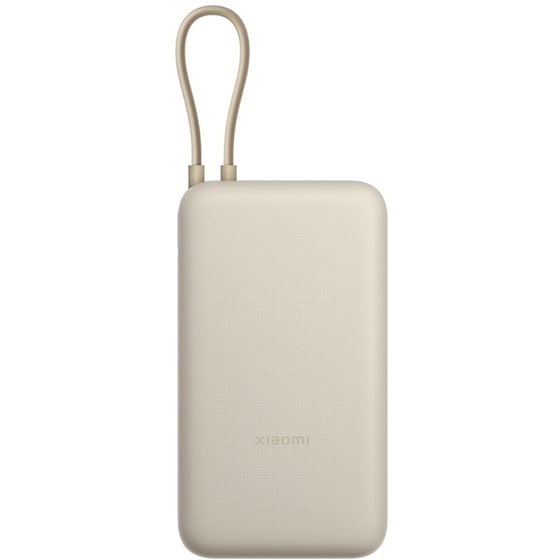 Powerbank Xiaomi 20.000 mAh with Integrated Cable 33W - Tan image 1