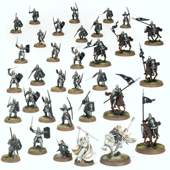 M-e Sbg: Minas Tirith Battlehost The Lord of the Rings GAMES WORKSHOP image 2