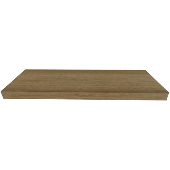 Ράφι ArteLibre από Μελαμίνη 80x23.5x3.8 cm - Καφέ image 0
