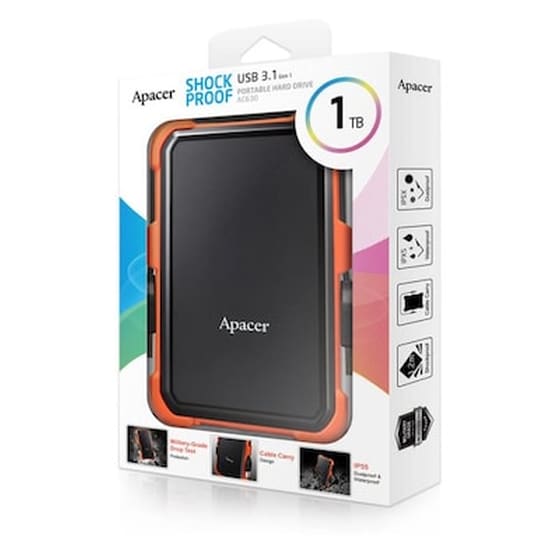 Apacer AC630 USB 3.1 HDD 2TB 2.5" - Πορτοκαλί image 2