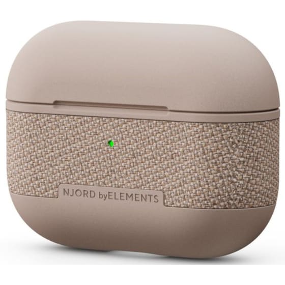 Θήκη Apple AirPods Pro - Njord Υφασμάτινη - Pink Sand image 1