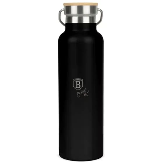 Μπουκάλι Θερμός Berlinger Haus Ανοξείδωτο Matte Black 600ml image 1