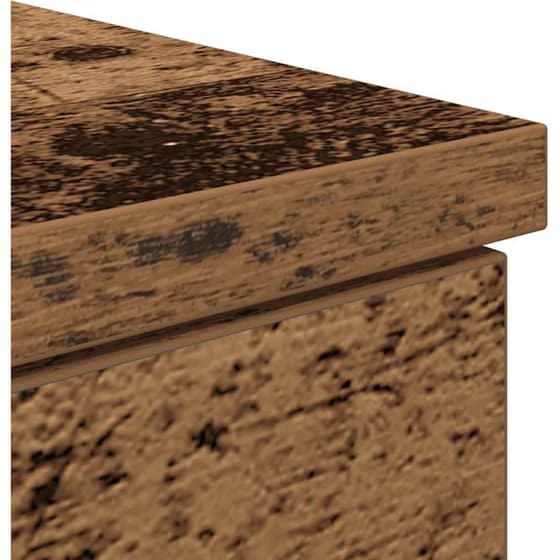 Γραφείο VidaXL από Επεξεργασμένο Ξύλο 86x49x76 cm - Παλιό Ξύλο image 9