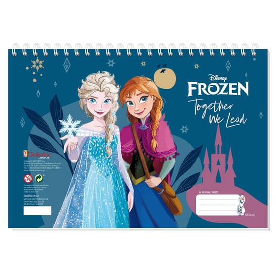 Μπλοκ Ζωγραφικής Διακακης Αεβε Frozen 2 A4 30 Φύλλων image 1