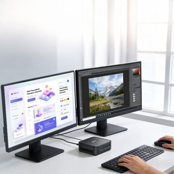 Desktop Blackview MP50 (AMD Ryzen 7-3700U/16GB/512GB SSD/Radeon RX Vega 10/Win11Pro) image 4