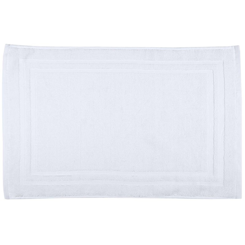 SPITISHOP Πατάκι Μπάνιου Spitishop S-f Lyla Btc289001 Βαμβακερό 45x70cm - Λευκό