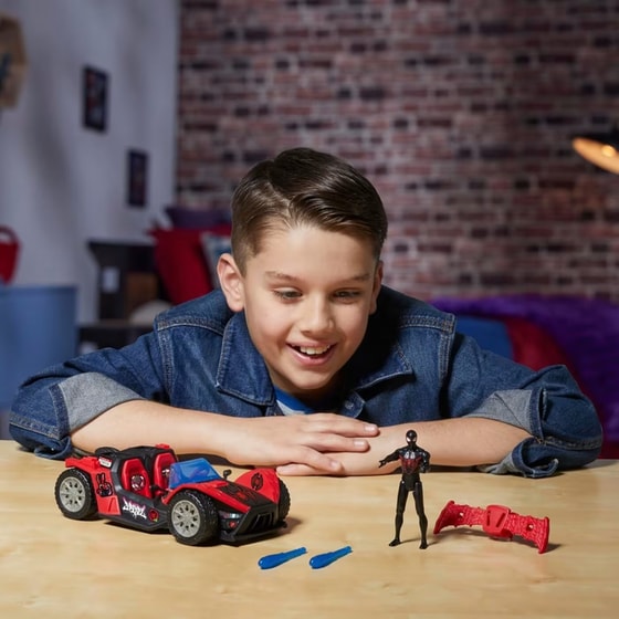 Hasbro  Epic World of Action Marvel Spider-Man Venomversus Miles Morales Remix Blast Racer (G0736) image 5