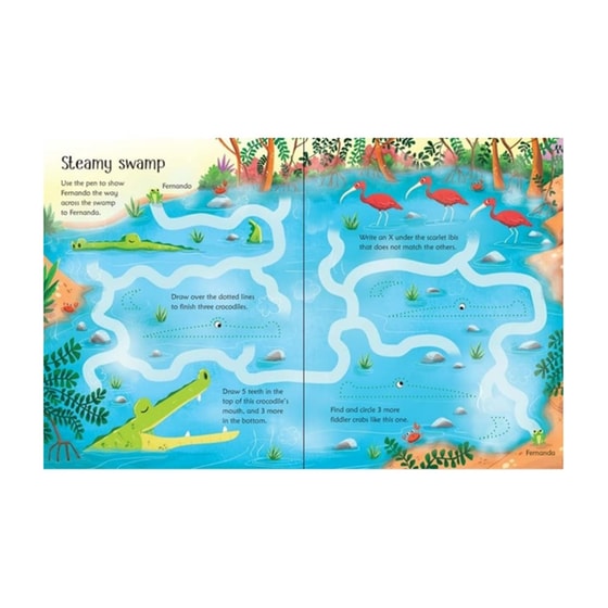 Wipe-Clean Jungle Activities image 2