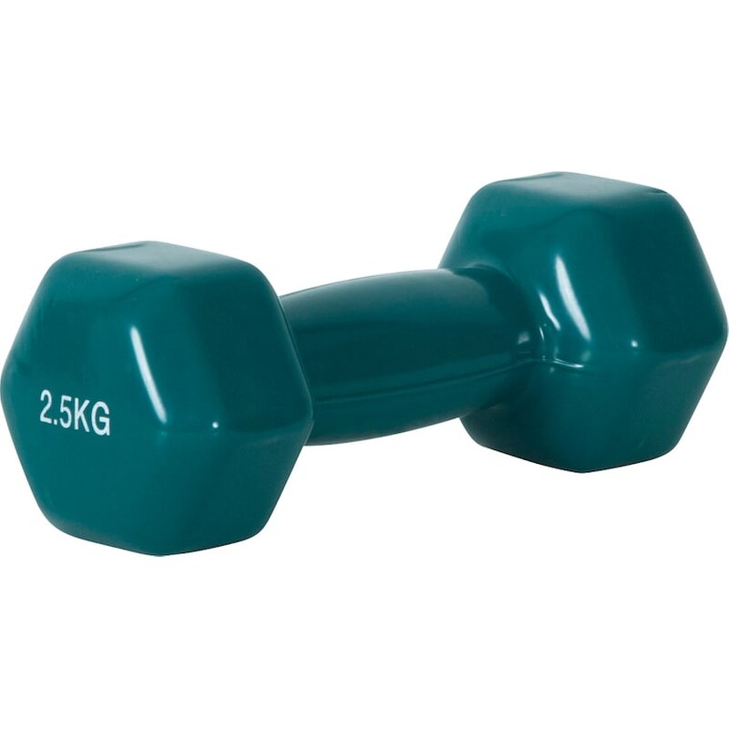 Βαράκι Εξάγωνο 2.5kg Amila 90504 Βινυλίου από Χυτοσίδηρο - Πράσινο