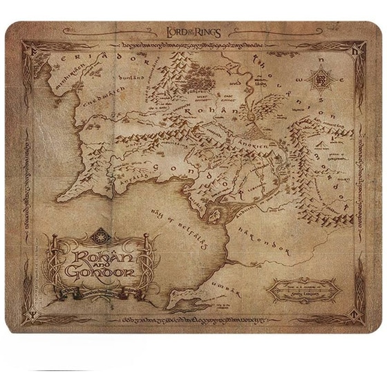 Abystyle The Lord of the Rings Gaming Mouse Pads Small 20 x 24 cm - Καφέ image 0