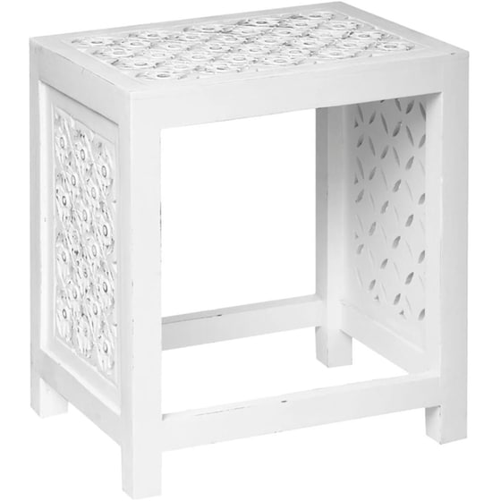 Σετ Τραπεζάκια Σαλονιού Spitishop A-s Fanny από MDF 179116 2 Τμχ - Λευκά image 1