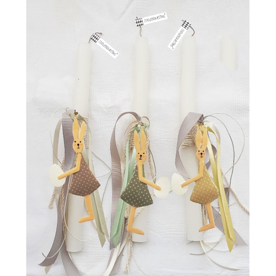 Λαμπάδα Colourbox Designs Κουνέλι με Καρδιά image 0