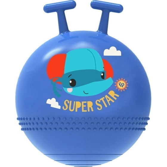 Fisher-Price Μπάλα Χοπ Χοπ Super Bouncy Ball with Foot Pump -Tυχαία Επιλογή (45cm) image 4