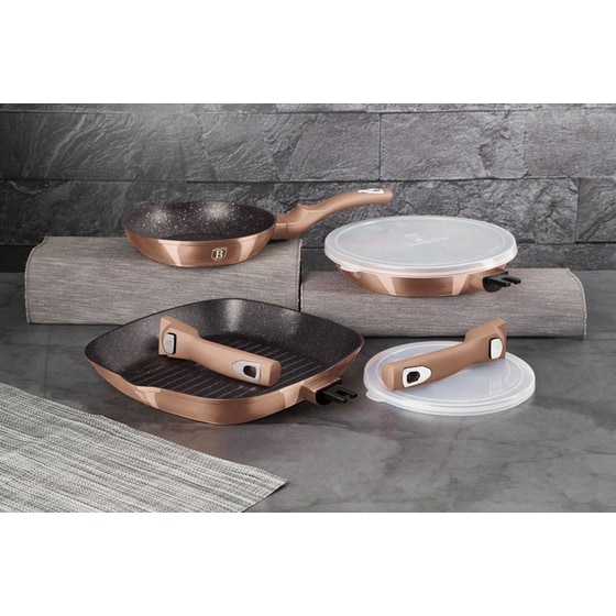 Σετ Τηγάνια BERLINGER HAUS BH-7038 3 τμχ Καφέ image 2