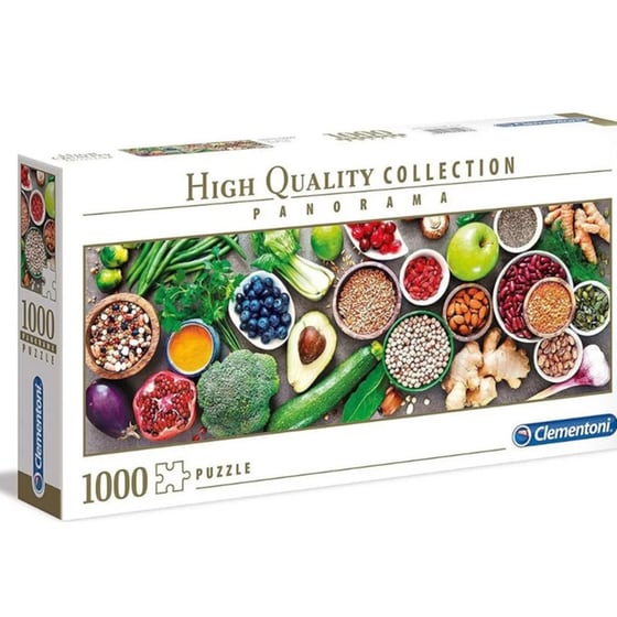 Παζλ&nbsp;Clementoni&nbsp;High&nbsp;Quality&nbsp;Panorama&nbsp;Healthy&nbsp;Veggie&nbsp;(1000&nbsp;Κομμάτια) image 0