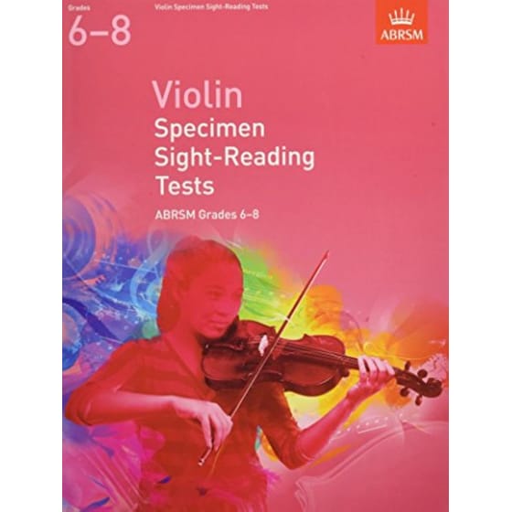Violin Specimen Sight-Reading Tests, ABRSM Grades 6-8 image 0