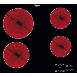 WHIRLPOOL AKT 8090/NE 58 cm Μαύρο Εστία Κεραμική Αυτόνομη
