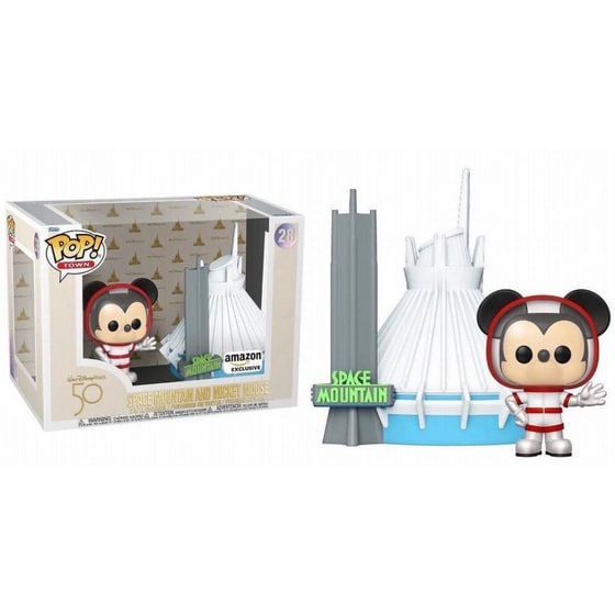 Funko Pop! Town - Disney 50th Anniversary - Space Mountain and Mickey Mouse #28 image 0