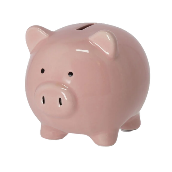 Κουμπαράς Legami Piggy Κεραμικός 14x12x12 cm - Ροζ image 1