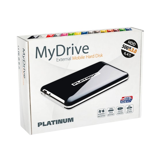 Εξωτερικός σκληρός δίσκος Platinum My drive 1TB 2.5" USB 3.0 104076 Πορτοκαλί image 2