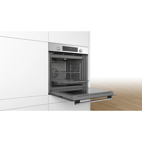 BOSCH HBA513BS00 71 Lt Inox Εντοιχιζόμενος Φούρνος Άνω Πάγκου image 3
