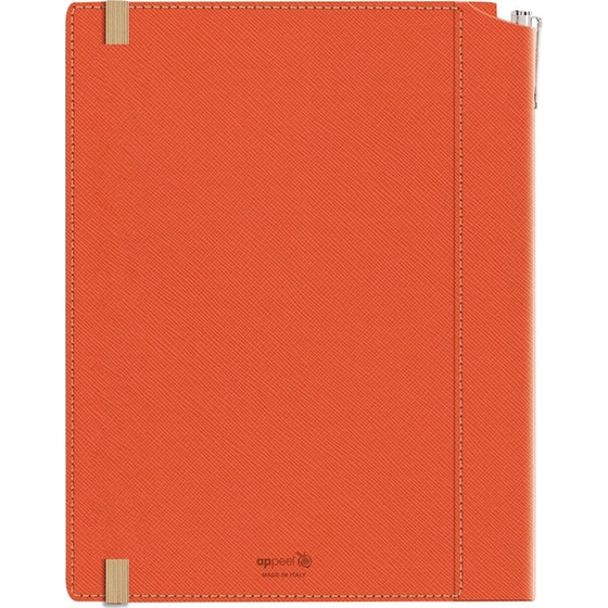 Ημερολόγιο Ημερήσιο 2026 Θεοφύλακτος 12M Borneo Saffiano Πορτοκαλί image 3