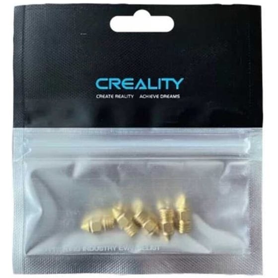 Creality Brass Nozzle Kit 0.4mm 5τμχ image 3